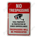 Reflective Aluminum Sign - Reflective No Trespassing Signs